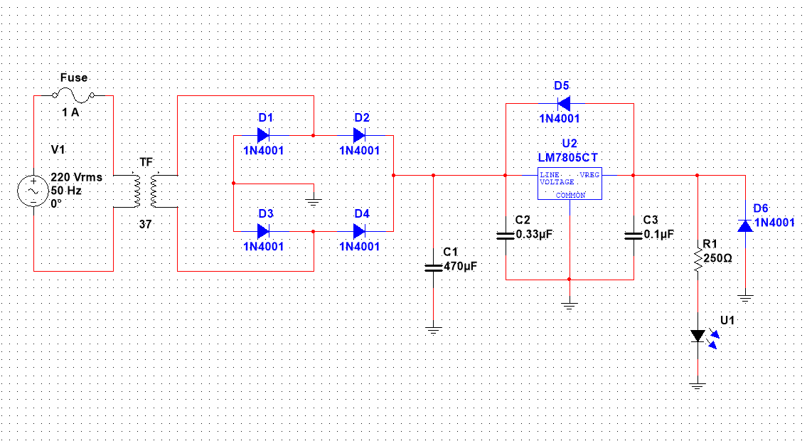 How to Construct a Simple 5V DC Power Supply: 5 Steps
