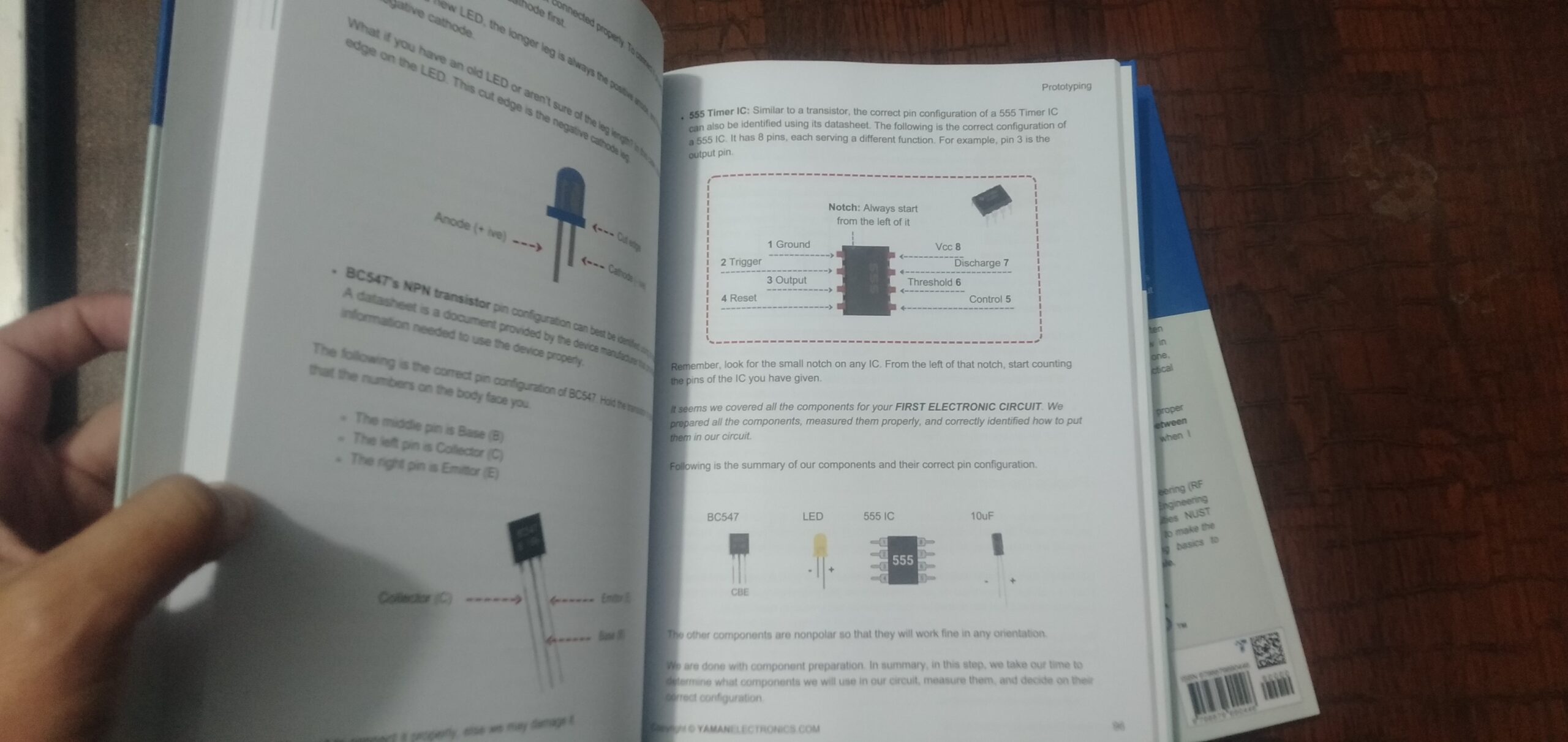 electronics component testing book