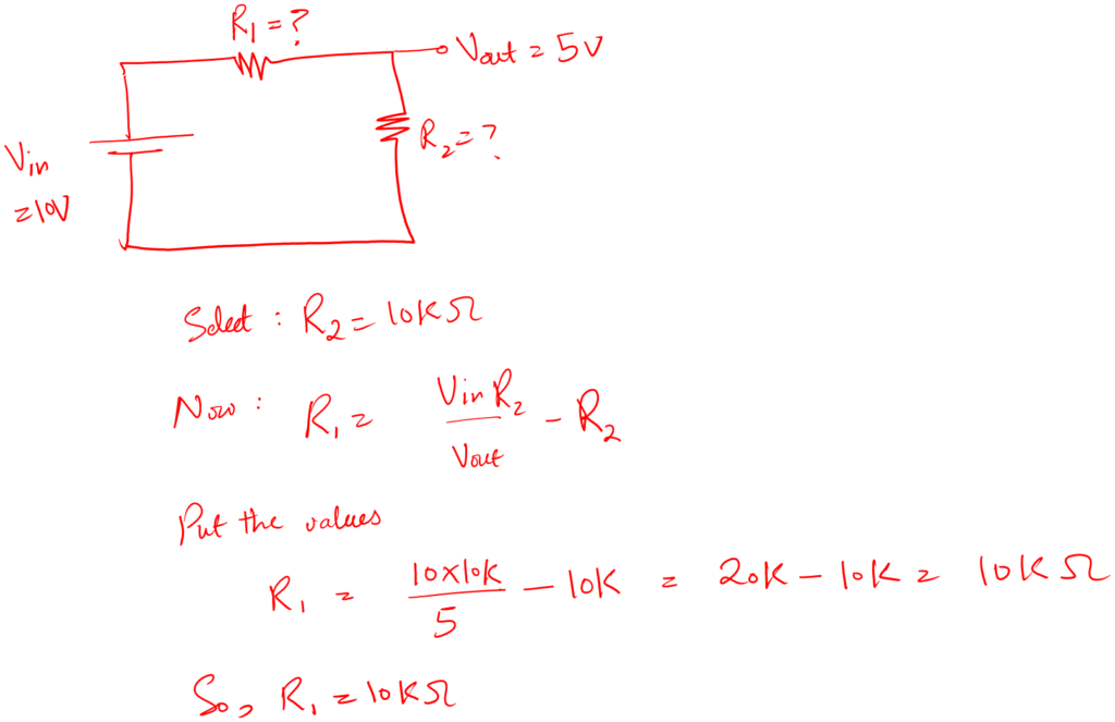 Design a resistor voltage divider [Step by step 2025]