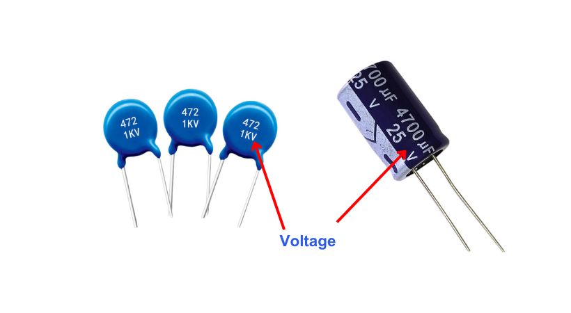 capacitor voltage ratings