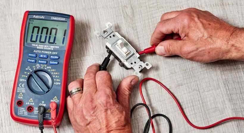 switch testing using multimeter 