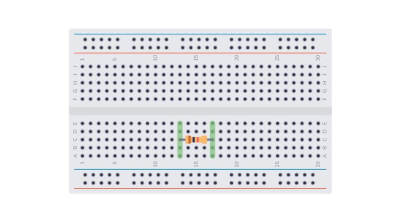 breadboard connection example