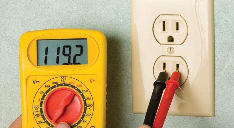 measure AC voltage 