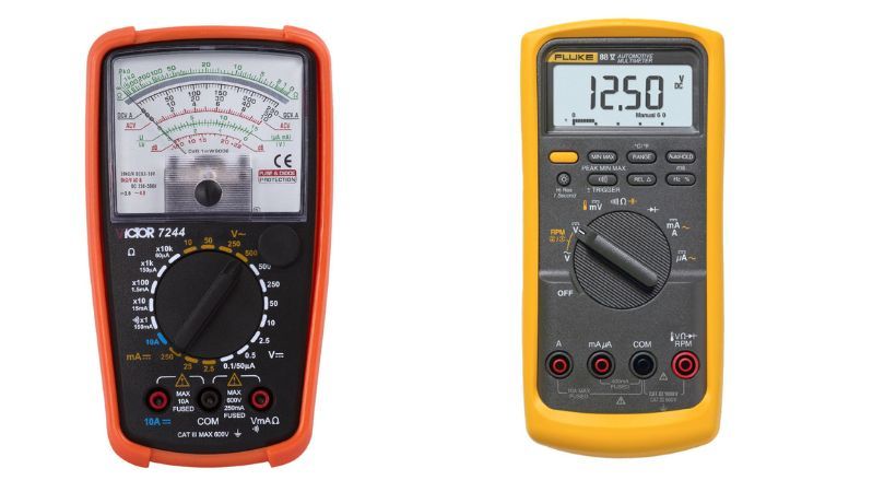 multimeter types 