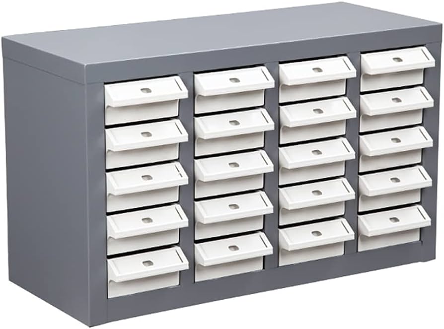 drawer cabinets for electronic components storage 