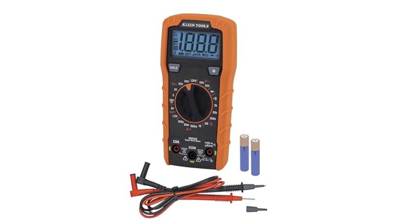 multimeter setting for measurements 