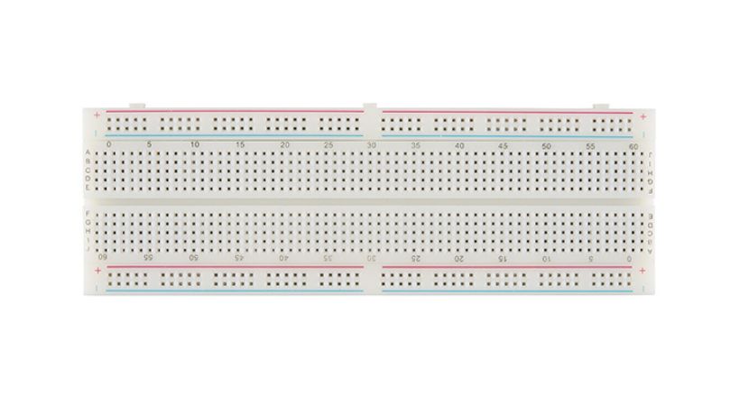 Breadboard in electronics 