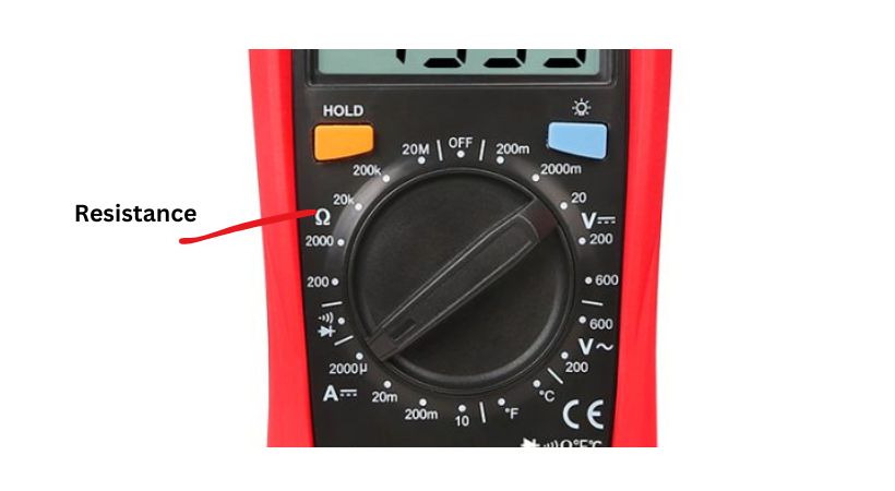 resistance symbol on multimeter