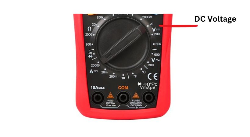 DC voltage measurement using multimeter 