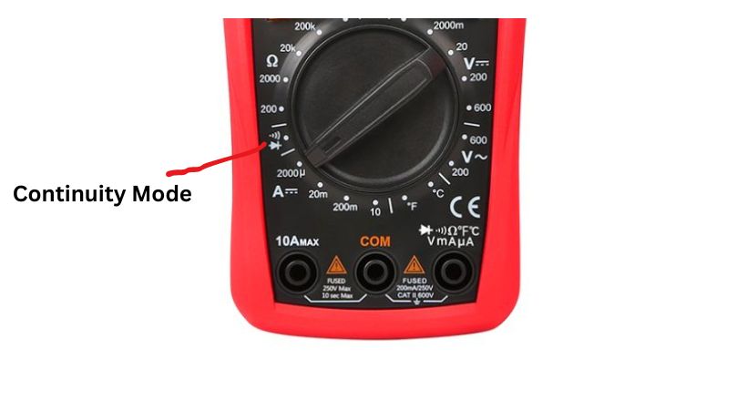 continuity using multimeter