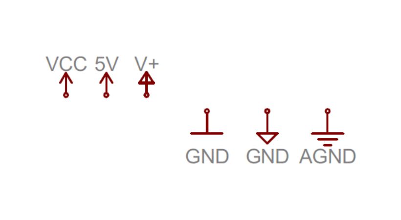 power and ground symbols