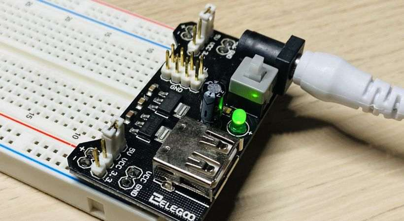 breadboard power supply module