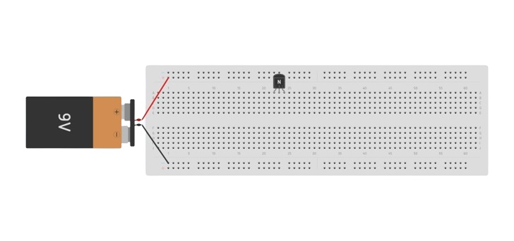 placing transistor on breadboard